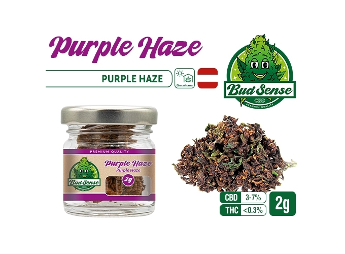 POT CBD  BUDSENSE ''PURPLE HAZE'' 2g (10)