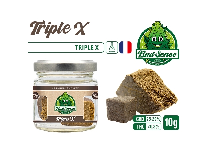 POT CBD  BUDSENSE RESINE ''XXX'' 3 FILTRATIONS 10g