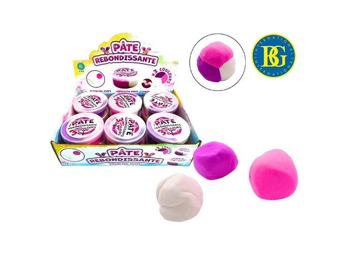 POT PATE REBONDISSANTE 3 COUL. ASS. 54GR  (BTE.12)