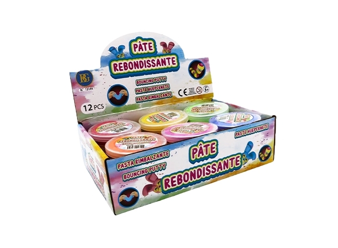POT PATE REBONDISSANTE 6 COUL. ASS. 22GR  (BTE.12)