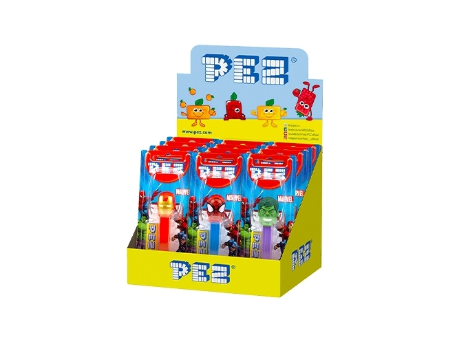 PRES. 12 DIST   RECHARGES PEZ ' MARVEL '