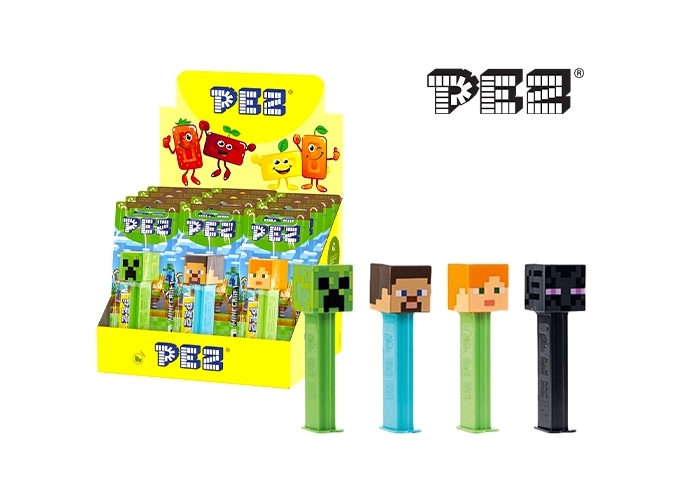PRES. 12 DIST   RECHARGES PEZ ' MINECRAFT '