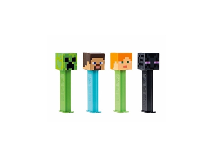 PRES. 12 DIST   RECHARGES PEZ ' MINECRAFT '