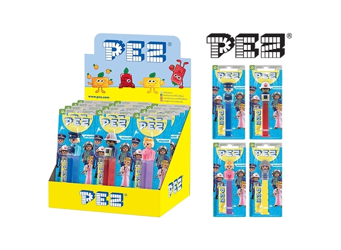 PRES. 12 DIST   RECHARGES PEZ ' PLAYMOBIL '