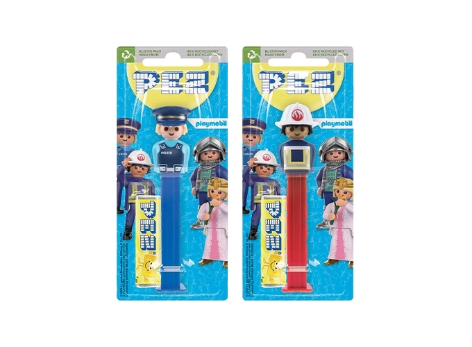 PRES. 12 DIST   RECHARGES PEZ ' PLAYMOBIL '