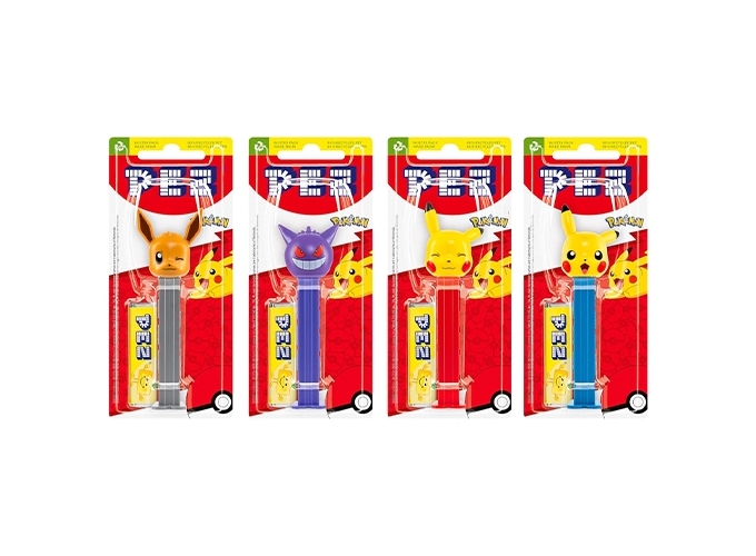 PRES. 12 DIST   RECHARGES PEZ ' POKEMON '
