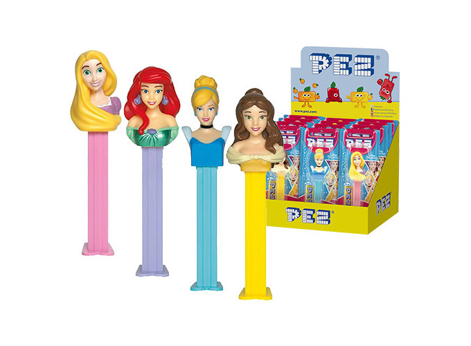 PRES. 12 DIST   RECHARGES PEZ 'PRINCESSES DISNEY'