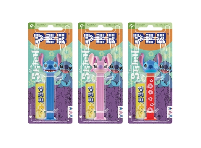PRES. 12 DIST   RECHARGES PEZ ' STITCH '