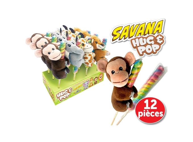 PRES. 12 SUCETTES HUG   POP SAVANA (1)