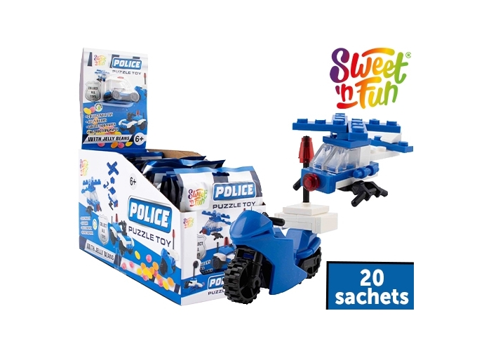 PRES. 20 SACHETS PUZZLE TOY POLICE (1)