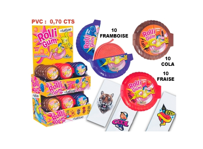 PRES. 30 ROLLI GUM   TATTOO  (1)