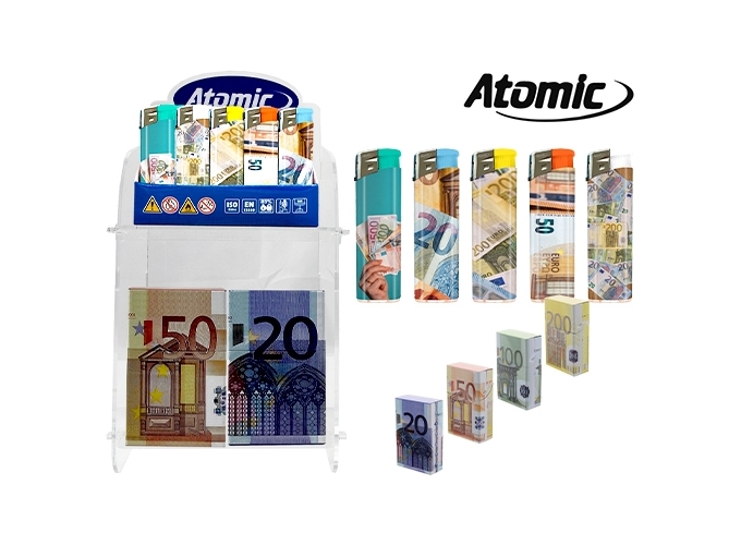 PRES. ATOMIC   100 BRIQUETS   12 ETUIS