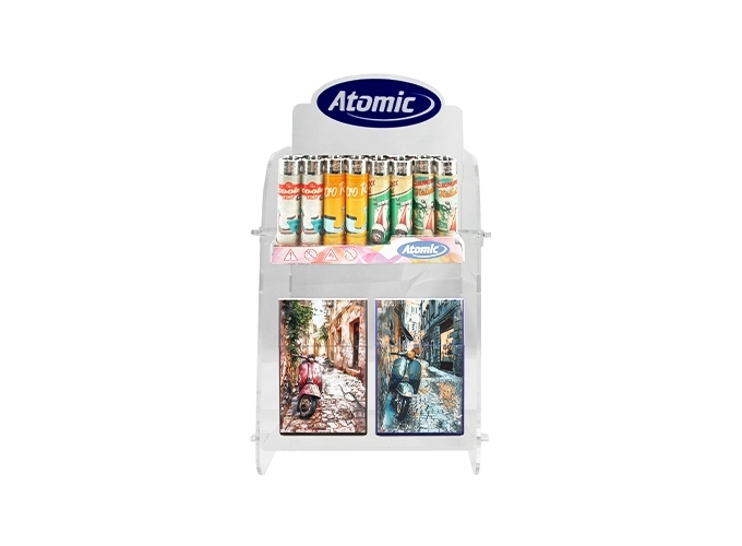 PRES. ATOMIC   48 BRIQUETS   12 ETUIS