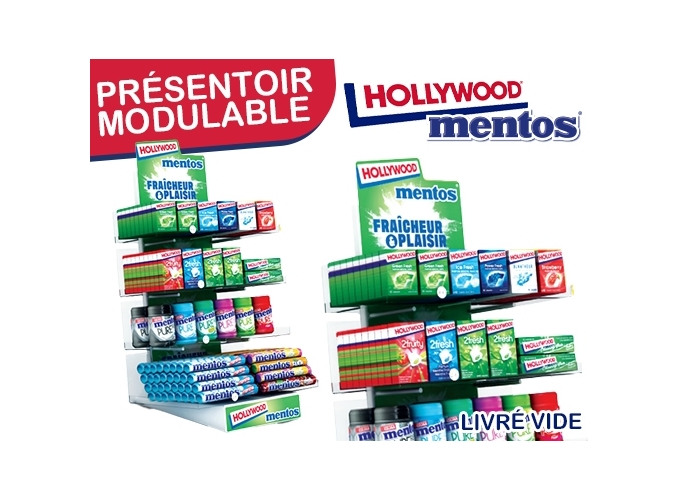 PRES. COMPTOIR HOLLYWOOD MENTOS MODULABLE VIDE