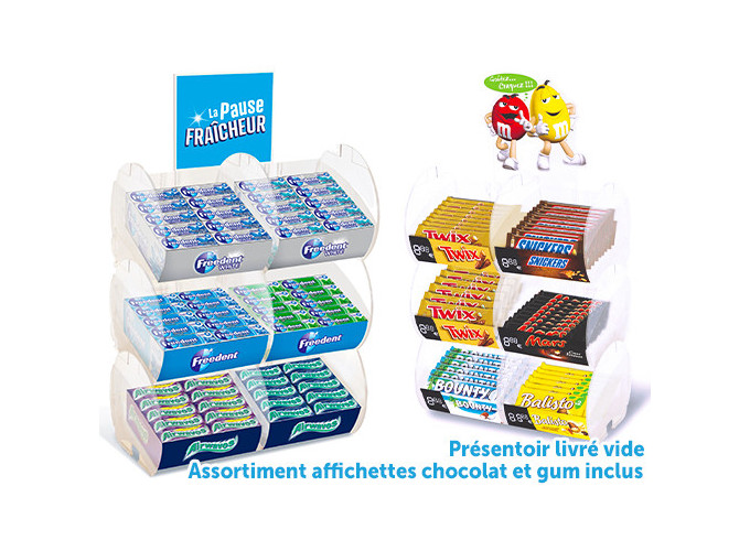 PRES. VIDE COMPTOIR REFLEX GUM CHOCO