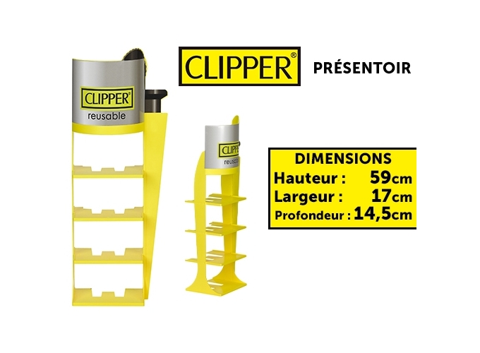 PRESENTOIR CLIPPER BARQUETTE VIDE