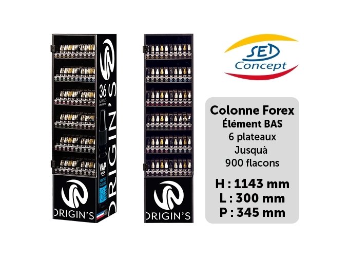PRESENTOIR COLONNE VAP NATION ELEMENT BAS