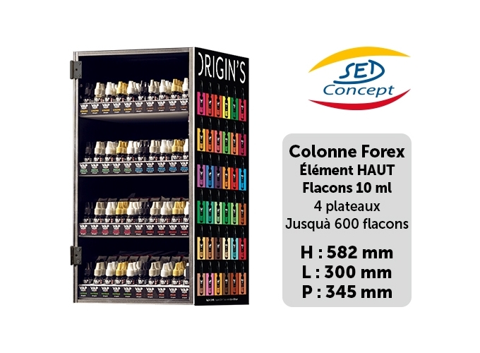 PRESENTOIR COLONNE VAP NATION ELEMENT HAUT 10ML