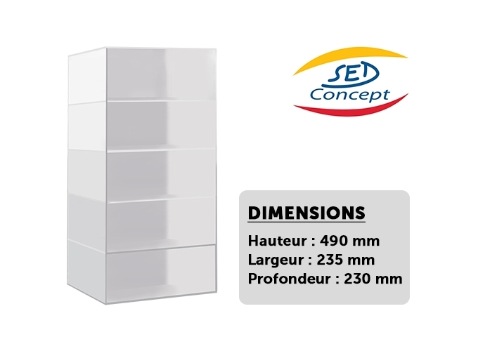 PRESENTOIR COMPTOIR PLEXI