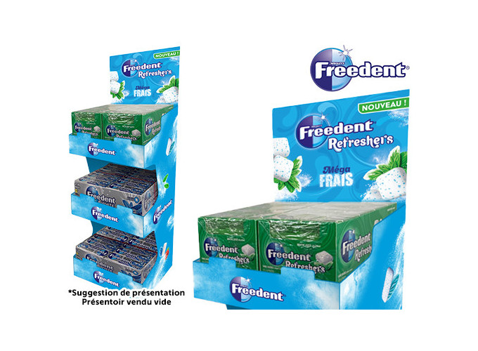 PRESENTOIR COMPTOIR REFRESHER VIDE