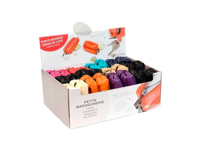 PRESENTOIR PORTE MONNAIES SYNTHETIQUES (24)