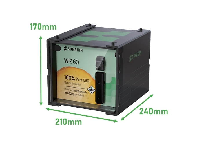 PRESENTOIR WIZ GO VAPE CBD