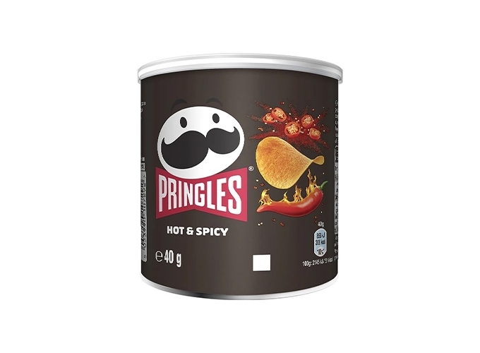 PRINGLES BTE 40g HOT   SPICY  (12)