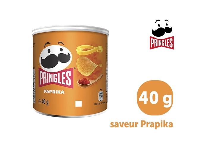 PRINGLES BTE 40g  PAPRIKA  (12)