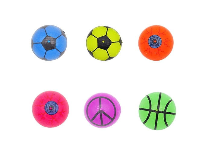 PUCE SAUTEUSE 4.5CM 6 COULEURS ASSORTIES (PR.48)