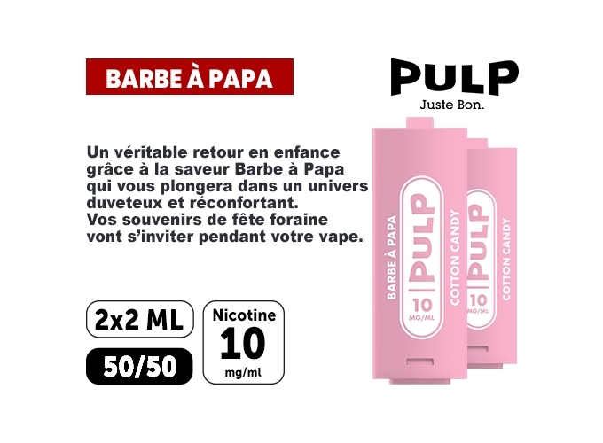 PULP  2 POD BARBE A PAPA 10 MG