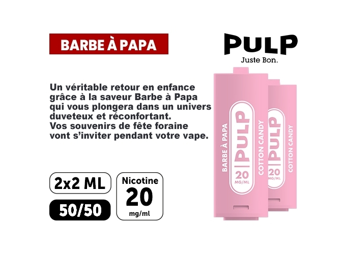 PULP  2 POD BARBE A PAPA 20 MG