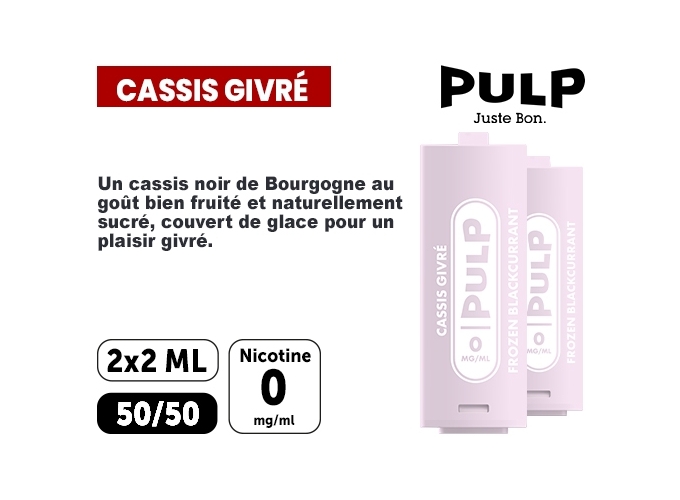 PULP  2 POD CASSIS GIVRÉ 00 MG