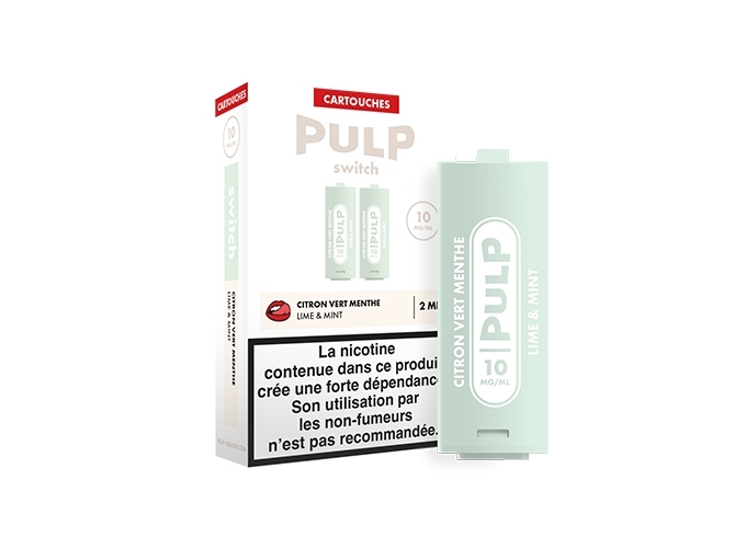 PULP  2 POD CITRON VERT MENTHE 10 MG
