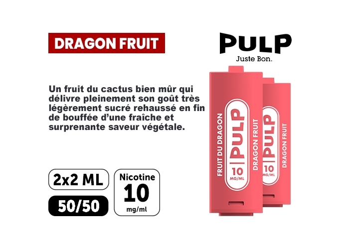 PULP  2 POD FRUIT DU DRAGON 10 MG