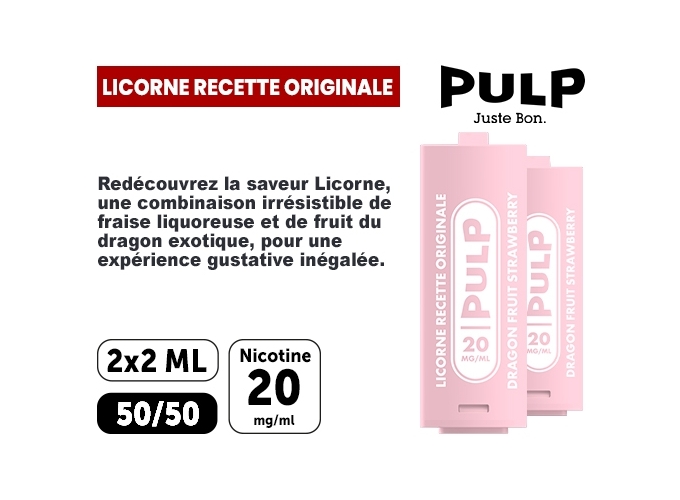 PULP  2 POD LICORNE 20 MG