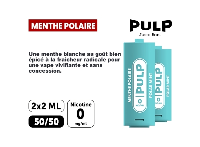 PULP  2 POD MENTHE POLAIRE 00 MG