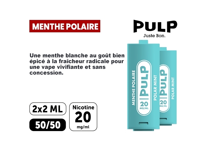 PULP  2 POD MENTHE POLAIRE 20 MG