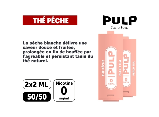 PULP  2 POD THÉ PECHE 00 MG