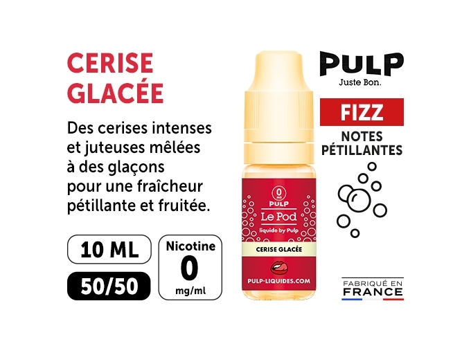 PULP FIZZ 10 ML CERISE GLACEE 00 MG ML
