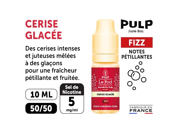 PULP FIZZ 10 ML CERISE GLACEE 05 MG ML