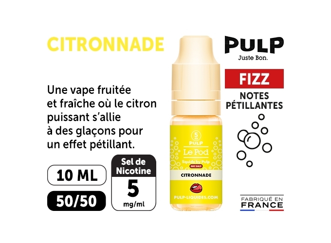PULP FIZZ 10 ML CITRONNADE 05 MG ML