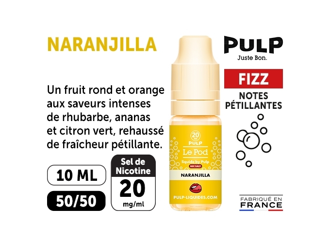 PULP FIZZ 10 ML NARANJILLA  20 MG ML