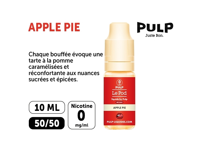 PULP LE POD APPLE PIE 10 ML  00 MG ML