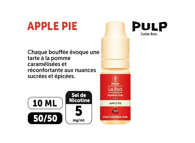 PULP LE POD APPLE PIE 10 ML  05 MG ML