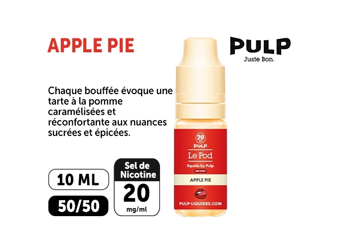 PULP LE POD APPLE PIE 10 ML  20 MG ML