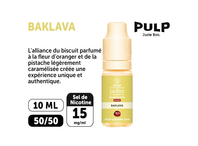 PULP LE POD BAKLAVA 10 ML  15 MG ML