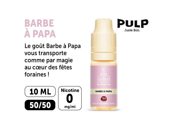 PULP LE POD BARBE A PAPA 10 ML  00 MG ML
