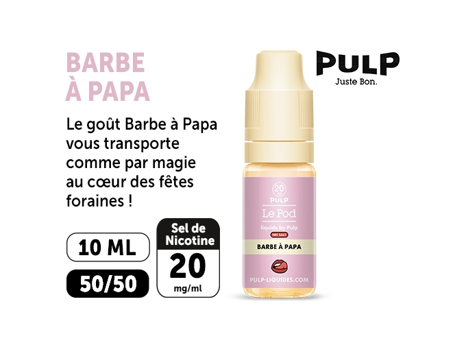 PULP LE POD BARBE A PAPA 10 ML  20 MG ML