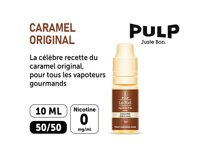 PULP LE POD CARAMEL ORIGINAL 10 ML  00 MG ML