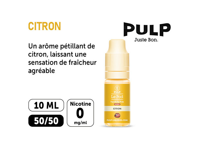 PULP LE POD CITRON 10 ML  00 MG ML